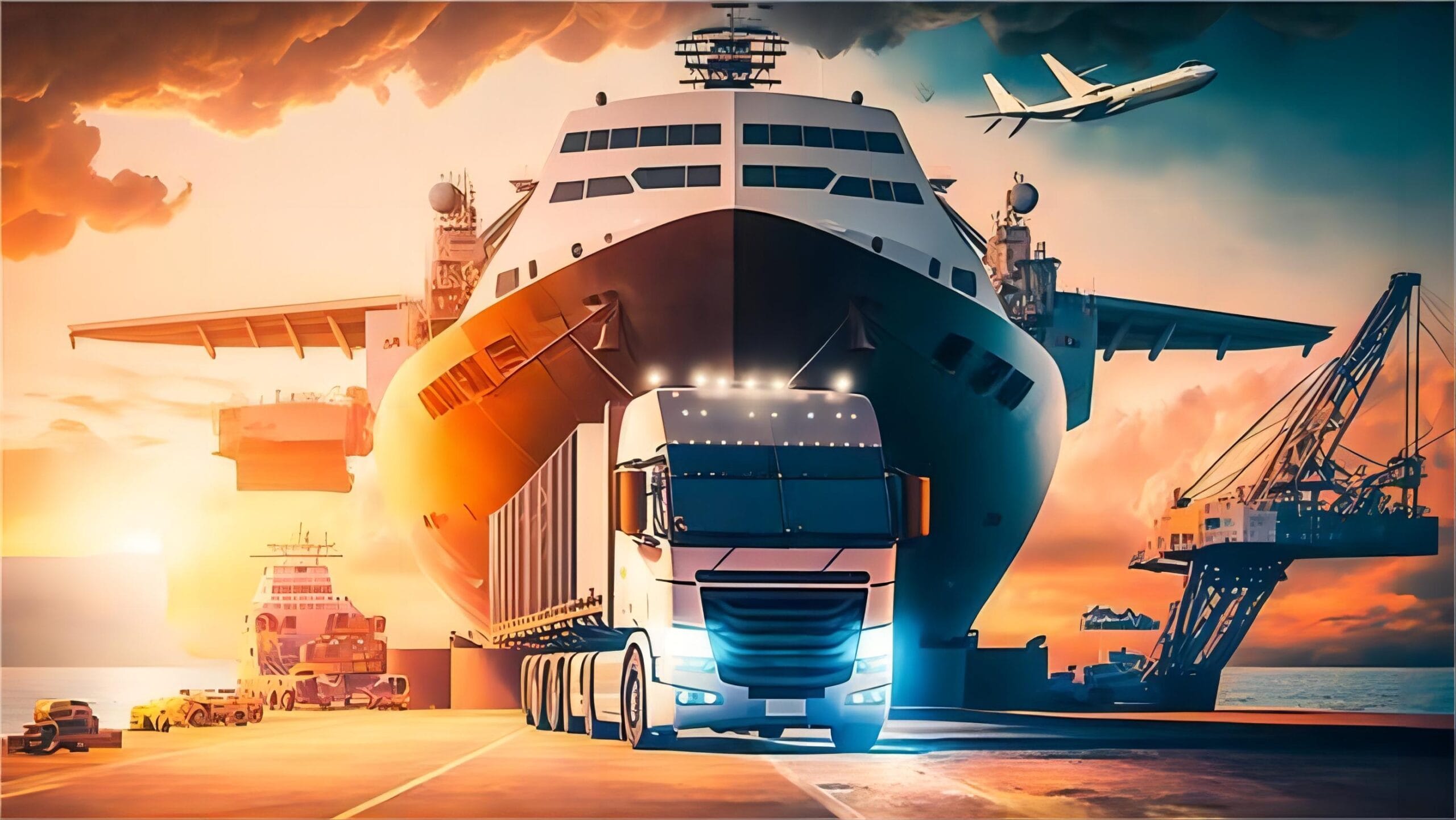 Comparison table of shipping methods from China to global destinations