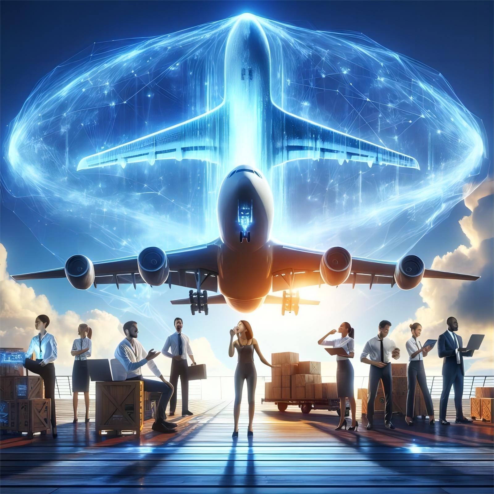 Logistics professional managing UK customs documentation