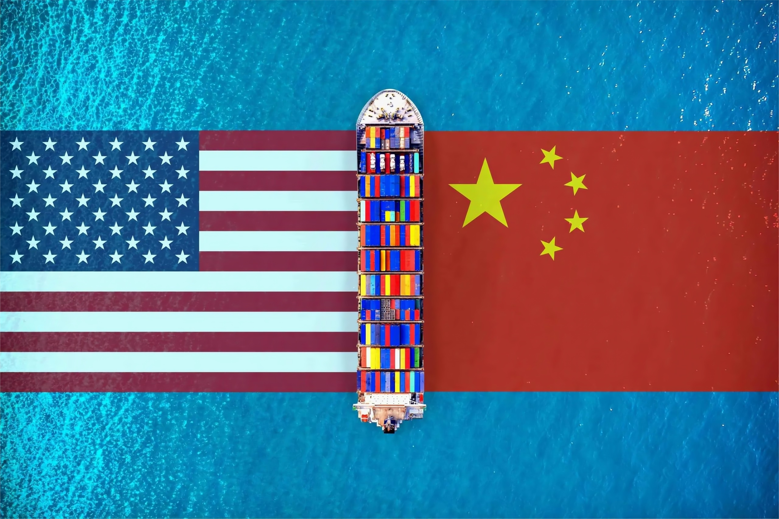 Cargo ship and airplane representing freight services from China to Dubai