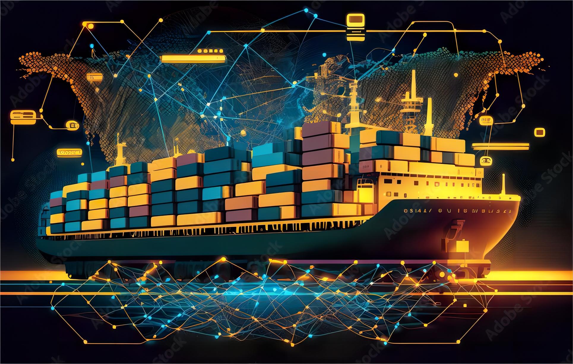 Logistics professional managing freight documentation