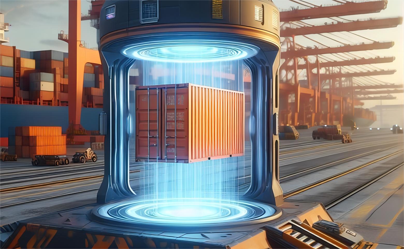 Logistics manager reviewing freight shipping routes